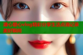 溏心糖心vlog精彩分享生活点滴记录美好瞬间