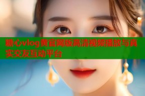 糖心vlog黄官网版高清视频播放与真实交友互动平台