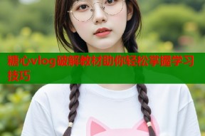 糖心vlog破解教材助你轻松掌握学习技巧