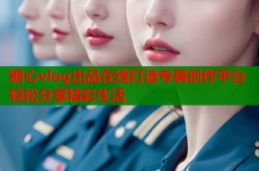 糖心vlog出品在线打造专属创作平台轻松分享精彩生活