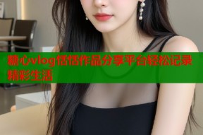 糖心vlog恬恬作品分享平台轻松记录精彩生活
