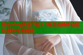 糖心vlog黄版下载3.2高清流畅体验轻松制作专属视频