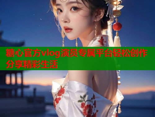 糖心官方vlog演员专属平台轻松创作分享精彩生活  第1张