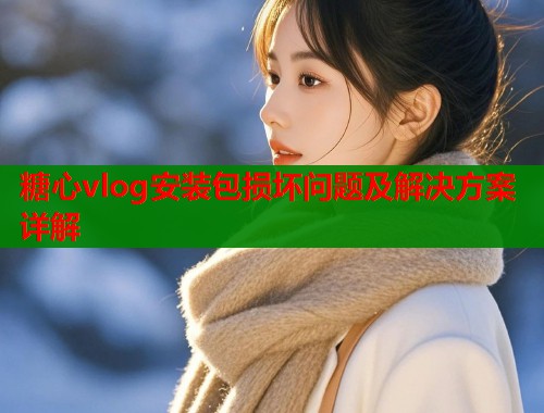 糖心vlog安装包损坏问题及解决方案详解  第1张