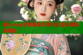 糖心vlog芋圆美食分享与生活记录精彩网站