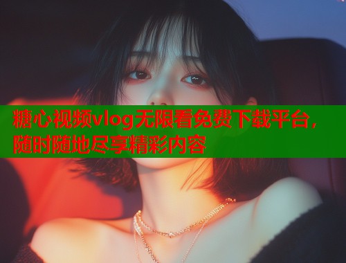 糖心视频vlog无限看免费下载平台，随时随地尽享精彩内容  第1张
