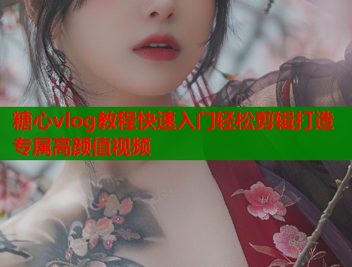 糖心vlog教程快速入门轻松剪辑打造专属高颜值视频  第1张