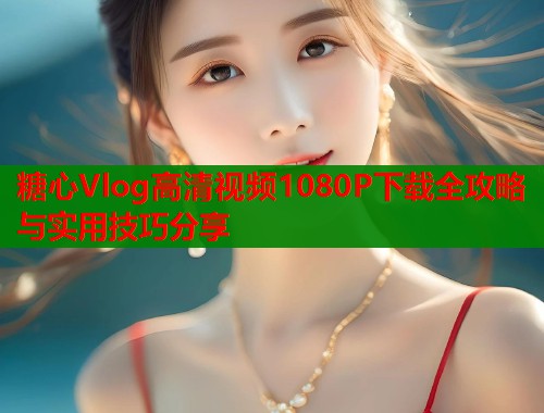 糖心Vlog高清视频1080P下载全攻略与实用技巧分享  第1张